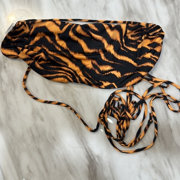 NAKED WARDROBE 2 piece bathing suit size L - Picture 5 of 8